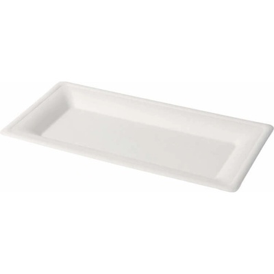 Nideko Plytký tanier obdĺžnik z cukrovej trstiny 26x13cm