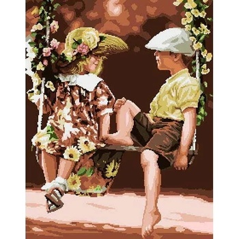 Image 1 of Казанлъшки гоблени Гоблен На люлката Puppets (Унгарски)