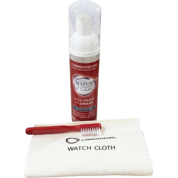 Connoisseurs Комплект за грижа за часовници Connoisseurs с почистваща пяна и четка