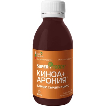 Мирта Медикус Киноа и арония Сироп, 200 ml, Мирта Медикус