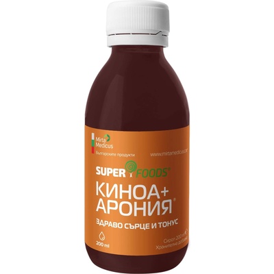 Мирта Медикус Киноа и арония Сироп, 200 ml, Мирта Медикус