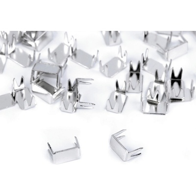 Koncovka na zip 8 mm dolní Varianta: nikl, Balení: 20 ks