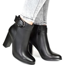 Dámske členkové čižmy DINERA čierne