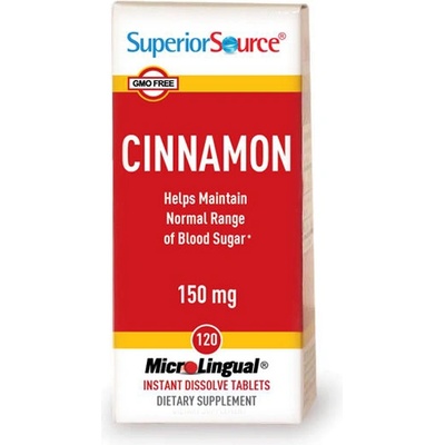 Superior Source Канела 150 mg 120 сублингвални таблетки | Superior Source (90880 SS)