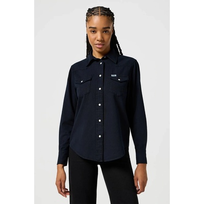 Dámska košeľa WRANGLER Heritage Shirt in Black 112357527 Čierna