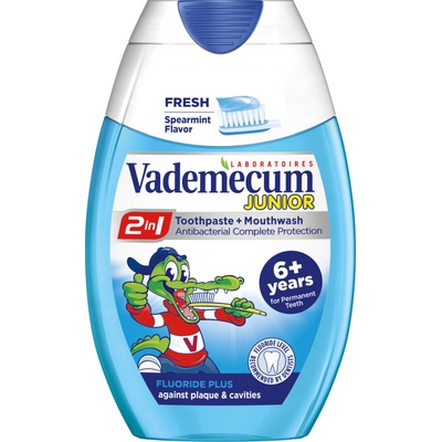 Vademecum Junior Spearmint pre deti od 6 rokov 75 ml