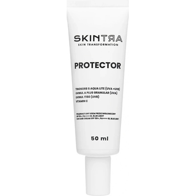 SkinTra - Protector - Ošetrujúci opaľovací krém SPF 50+/PA++++, IR, BLUE LIGHT - 50 ml