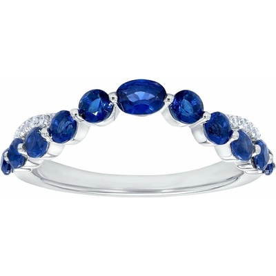 Eppi zlatý prsten se safíry a lab grown diamanty Sona R49901