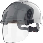ČERVA EXPORT IMPORT a. s JSP EVO VISTA Shield M/Peak WR / Предпазна каска с вградена защита за очите и лицето - бяла (0601014380999)