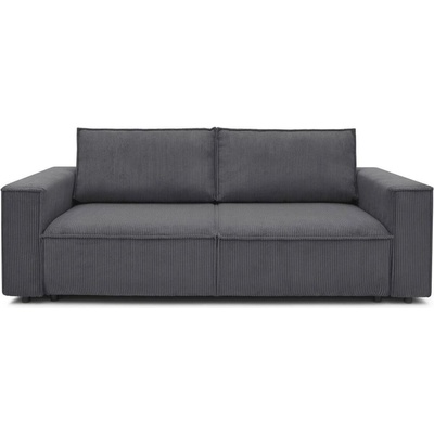 Bobochic Тъмносив диван от велур 245 cm Nihad - Bobochic Paris (100835)