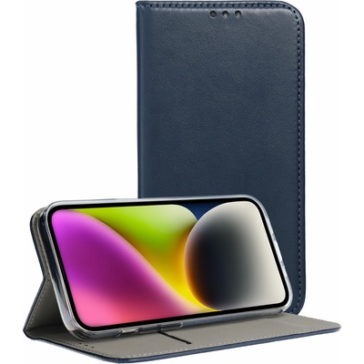 Smart Magneto Book pre Xiaomi Redmi Note 14 PRO 5G / 14 PRO PLUS 5G tmavo modrý