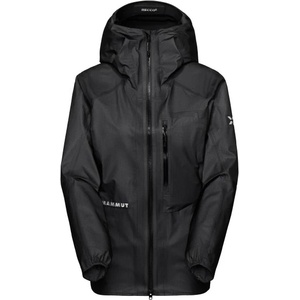 Mammut Дамско водоустойчиво яке Mammut Women's Eiger Nordwand Light HS Hooded Jacket Waterproof jacket - Black - размер XL (102-5109-0115)
