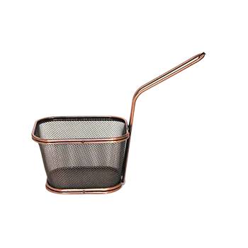 Image 1 of Chef`n CN-Кошничка за сервиране правоъгълна с дръжка 11x13x8, 5cm B1850 (0723-1)(КОВАНО ЖЕЛЯЗО) (01981338)