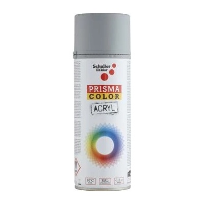 Prisma barevná barva ve spreji 400 ml stříbrno šedá matná