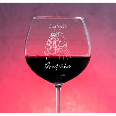 CRYSTALITE BOHEMIA Sklenice SYLVIA na červené víno 460 ml