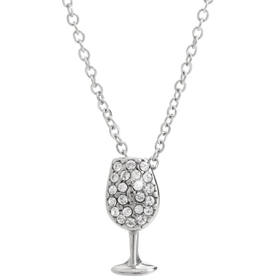 JSB čirý se Swarovski elements víno krystal 14651
