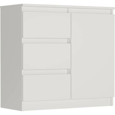 Framire Komoda bílá 80 x 76 x 33 cm R-80-S3