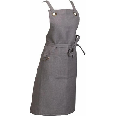 Kela Zástěra Puro 55%bavlna/45%len šedá KL-12802