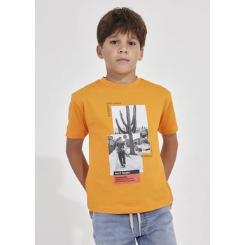 MAYORAL Тениска с къс ръкав desert getaway за момче Майорал в оранжево