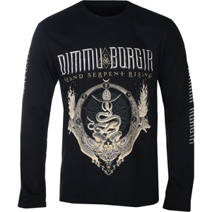 Plastic head мъжка тениска с дълъг ръкав dimmu borgir - grand serpent rising (black) - черно - plastic head - ph14032ls