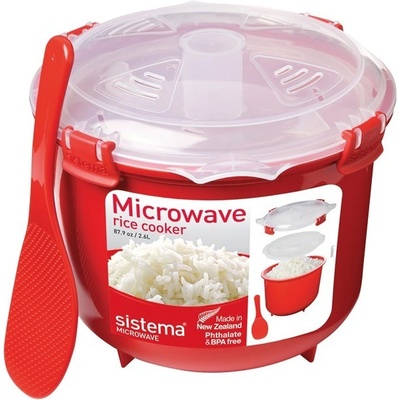 Sistema MICROWAVE Ryžovar 2,6 l červená