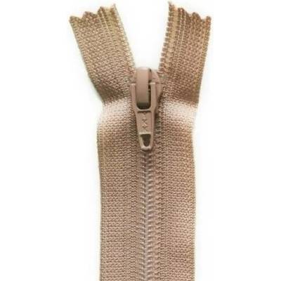 YKK zip spirálový nedělitelný, béžový - 20 cm