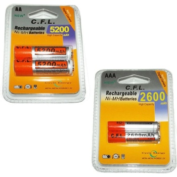 Accumulbat Акумулаторни батерии 2бр. АА и ААА 1.2V - Accumulbat (SN119750119750)