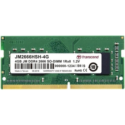 Transcend DDR4 4GB 2666MHz 2666MHz CL19 (1x4GB) JM2666HSH-4G