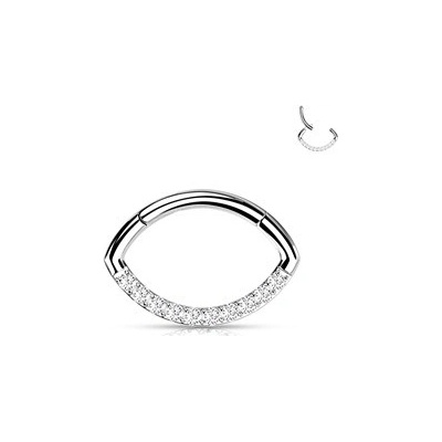 Šperky4U segment helix cartilage tragus piercing titan TIT1164-1210