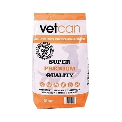 Vetcan Salmon & Rice Small Breed 3 kg