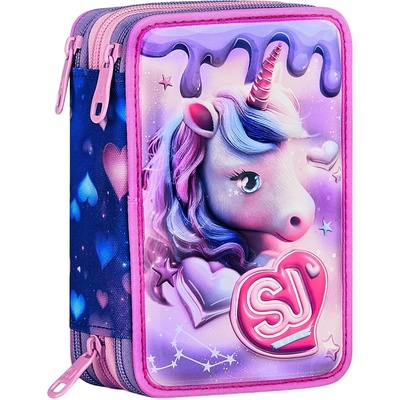 Seven Несесер с пособия Seven SJ Gang - Pixie Unicorn, 3 ципа (33070)