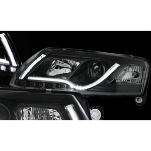  Кристални фарове с лайтбар за Audi A6 4F (2004-2008)