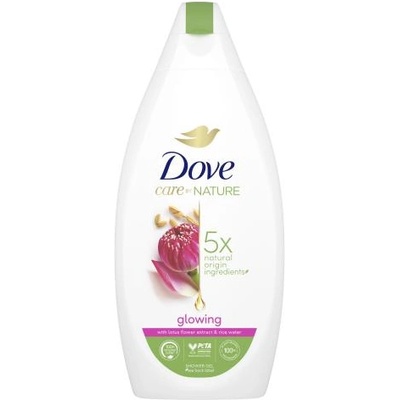 Dove Care By Nature Glowing Shower Gel подхранващ и хидратиращ душ гел за озаряване на кожата 400 ml за жени