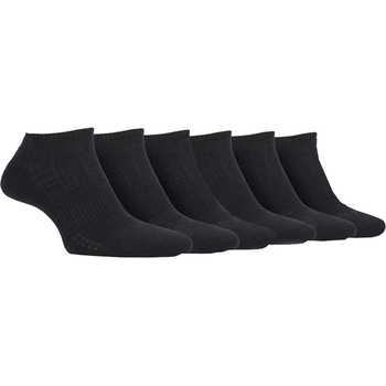 Jeep Дамски чорапи Jeep 6 Pack Trainer Socks Ladies - Black