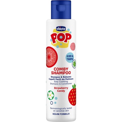 CHICCO Šampón a kondicionér Pop Comby Strawberry 250 ml