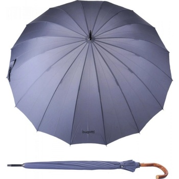 Bugatti Partnerský holový mechanický deštník Doorman černý 71763001BU