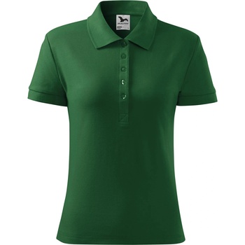 MALFINI Malfini cotton 213 / Дамска поло тениска - бутилково зелено s (2130613)