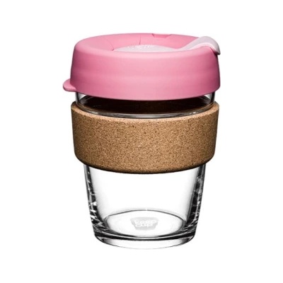KeepCup Brew Cork M - Saskatoon Pink (BCSAS12)