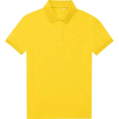 B&C My Eco Polo 65/35 /women Dámske piqué polo žltá pop