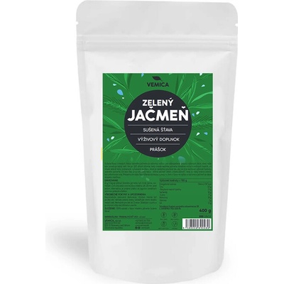 Vemica Zelený jačmeň sušená šťava 400 g