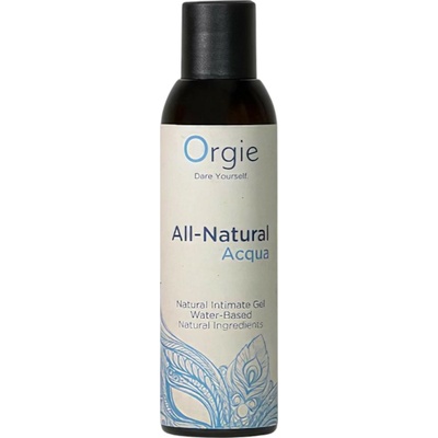 Orgie All Natural prírodný lubrikačný gél na vodnej báze 150 ml