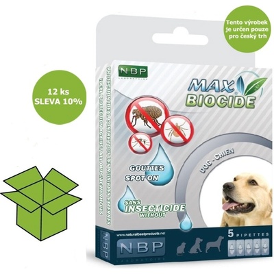 Max Biocide Spot-on Dog 5 x 1 ml 12 ks