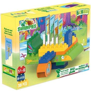 BiOBUDDi Конструктор, BioBuddi, Swampies, Речен самолет, 38 части (BB0155)