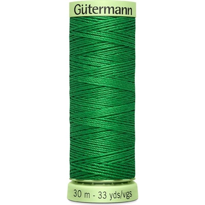 Knoflíková prošívací nit Gütermann zelená