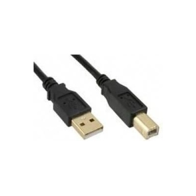 Shine Inline MicroConnect USB2.0 A-B 5m M-M Goldplated Black