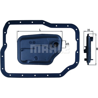 Hydraulický filter automatickej prevodovky MAHLE ORIGINAL HX 149D (HX149D)