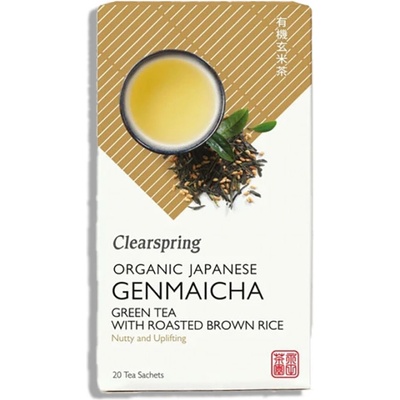 Clearspring GENMAICHA japonský zelený čaj s ryžou BIO 36 g