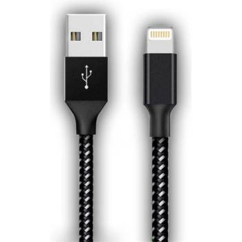 Stansson MFI 50cm USB - Lightning оплетен кабел CA-162 (CA-162)