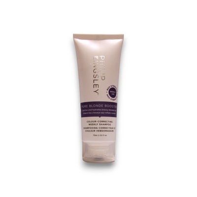 Philip Kingsley Pure Blonde Booster Шампоан за коса овлажняващ и избистрящ 75 ml
