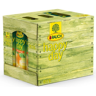 Rauch Happy Day pomeranč 100% 12 x 1 l